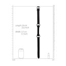 Shots silicone bite gag with nipple clamps black