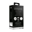 Shots silicone bite gag with nipple clamps black