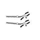 Shots silicone bite gag with nipple clamps black