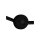 Shots head harness with mouth mask and integrated ball gag black