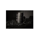 Shots back harness with arm cuffs black