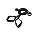 Shots Gepolsterte Oberschenkelmanschetten mit Handfesseln schwarz