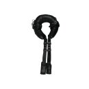 Shots Gepolsterte Oberschenkelmanschetten mit Handfesseln schwarz