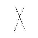 Shots door frame bondage cross black