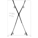 Shots door frame bondage cross black