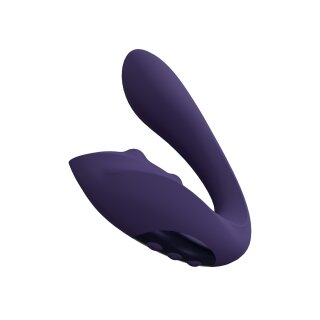 VIVE - Yuki - Rechargeable Dual Motor - G-Spot Vibrator with Massaging Beads - Purple