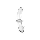 Satisfyer Double Crystal Glass Dildo Transparent