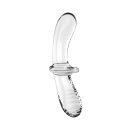 Satisfyer Double Crystal Glass Dildo Transparent