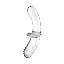Satisfyer Double Crystal Glass Dildo Transparent