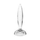 Sparkling Crystal - Glass Dildo - Transparent