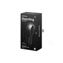 Dazzling Crystal 1 - Glass Dildo - Black