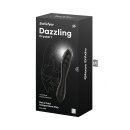 Dazzling Crystal 1 - Glass Dildo - Black
