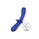Satisfyer Double Crystal Glass Dildo Light Blue