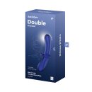 Satisfyer Double Crystal Glass Dildo Light Blue