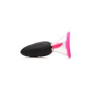 XR Brands Lickgasm mini vibrator with leak + suction function pink