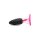 XR Brands Lickgasm mini vibrator with leak + suction function pink