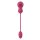 Essentials Flexible Dual Stimulator And Vibrating Egg Pink