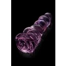 Glaze Glass Rosebud Beaded Plug - 3 cm