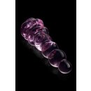 Glaze Glass Rosebud Beaded Plug - 3 cm