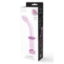 Glaze Glass Rosebud G-Spot Dildo - 19 cm