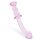 Glaze Glass Rosebud G-Spot Dildo - 19 cm