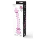 Glaze Glass Rosebud Spiral G-Spot Dildo - 22,8 cm