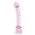 Glaze Glass Rosebud Spiral G-Spot Dildo - 22,8 cm
