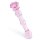 Glaze Glass Rosebud Beaded Dildo - 20 cm