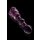 Glaze Glass Rosebud Beaded Dildo - 20 cm