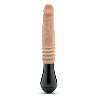 Dr. Skin Silicone Dr. Knight Thrusting Gyrating Vibrating Dildo Beige 27,5 cm