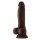 Shaft Model A 8,5 Inch Liquid Silicone Dong With Balls Mahogany 21,5 cm