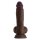 Shaft Model A 8,5 Inch Liquid Silicone Dong With Balls Mahogany 21,5 cm
