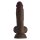 Shaft Model A 7,5 Inch Liquid Silicone Dong With Balls Mahogany 19 cm