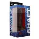 Shaft Model C 8,5 Inch Liquid Silicone Dong With Balls Mahogany 21,5 cm