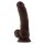 Shaft Model C 8,5 Inch Liquid Silicone Dong With Balls Mahogany 21,5 cm