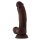 Shaft Model C 7,5 Inch Liquid Silicone Dong With Balls Mahogany 19 cm