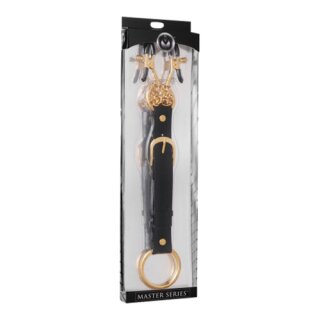 XR Brands Penitentiary Nipple Clamps and Cock Ring Set