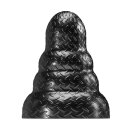 STRETCHR Tripole Butt Plug XL Black Metallic - 21,5 cm