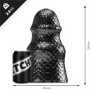 STRETCHR Scaly Butt Plug XL Black Metallic - 15,5 cm