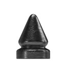 STRETCHR Sirup Butt Plug M Black Metallic - 13,5 cm