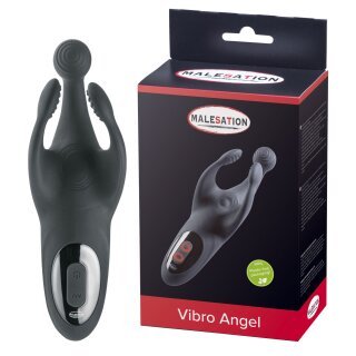 Malesation Vibro Angel Auflege-Vibrator schwarz