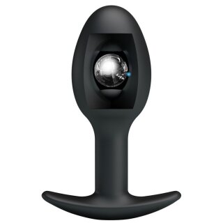 Pretty Love anal plug silicone black 8.4 cm