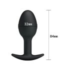 Pretty Love anal plug silicone black 8.4 cm