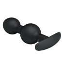 Pretty Love Anal Plug Duo Silicone Black 10.4 cm