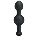 Pretty Love Anal Plug Duo Silicone Black 10.4 cm