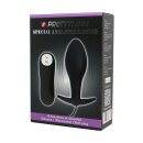 Pretty Love silicone plug vibrating black 3 cm