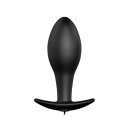 Pretty Love silicone plug vibrating black 3 cm