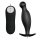 Pretty Love vibrating butt plug with controller black 2,8 cm
