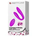 Pretty Love Paar Vibrator Leatitia mit Fernbedienung violett