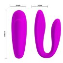 Pretty Love Paar Vibrator Leatitia mit Fernbedienung violett